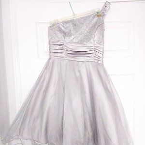 Silver Cocktail Dress
